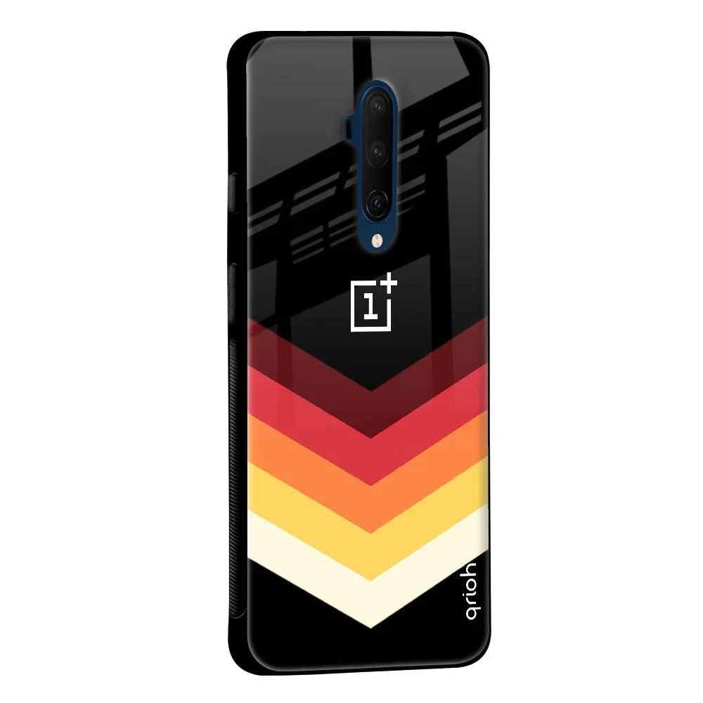 Abstract Arrow Pattern Glass Case For OnePlus 6T