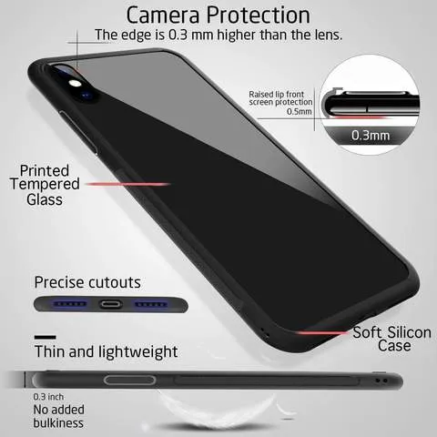 Abstract Arrow Pattern Glass Case For OnePlus 6T