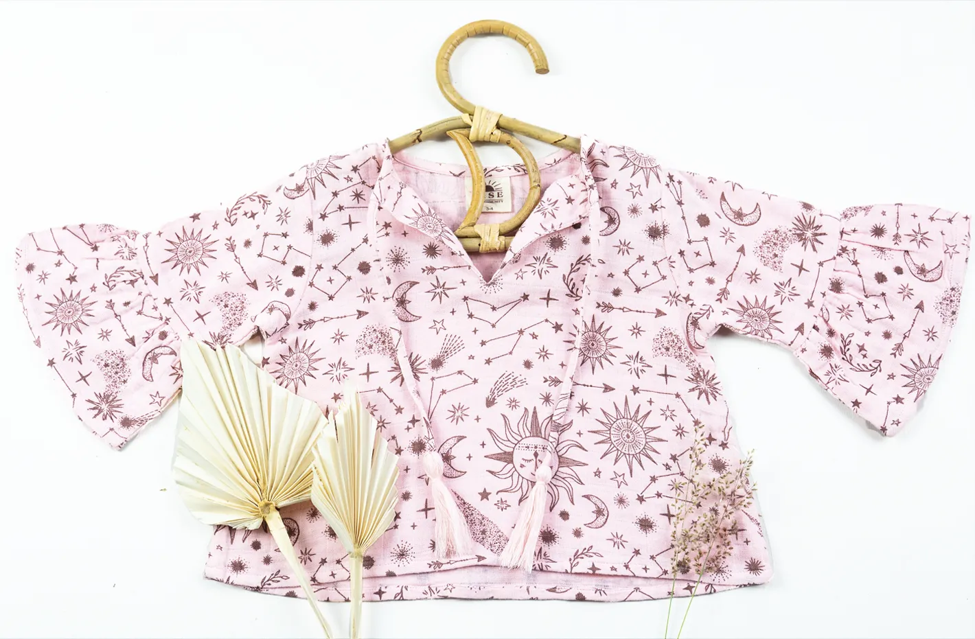Arya Printed Top - Peony Constellation