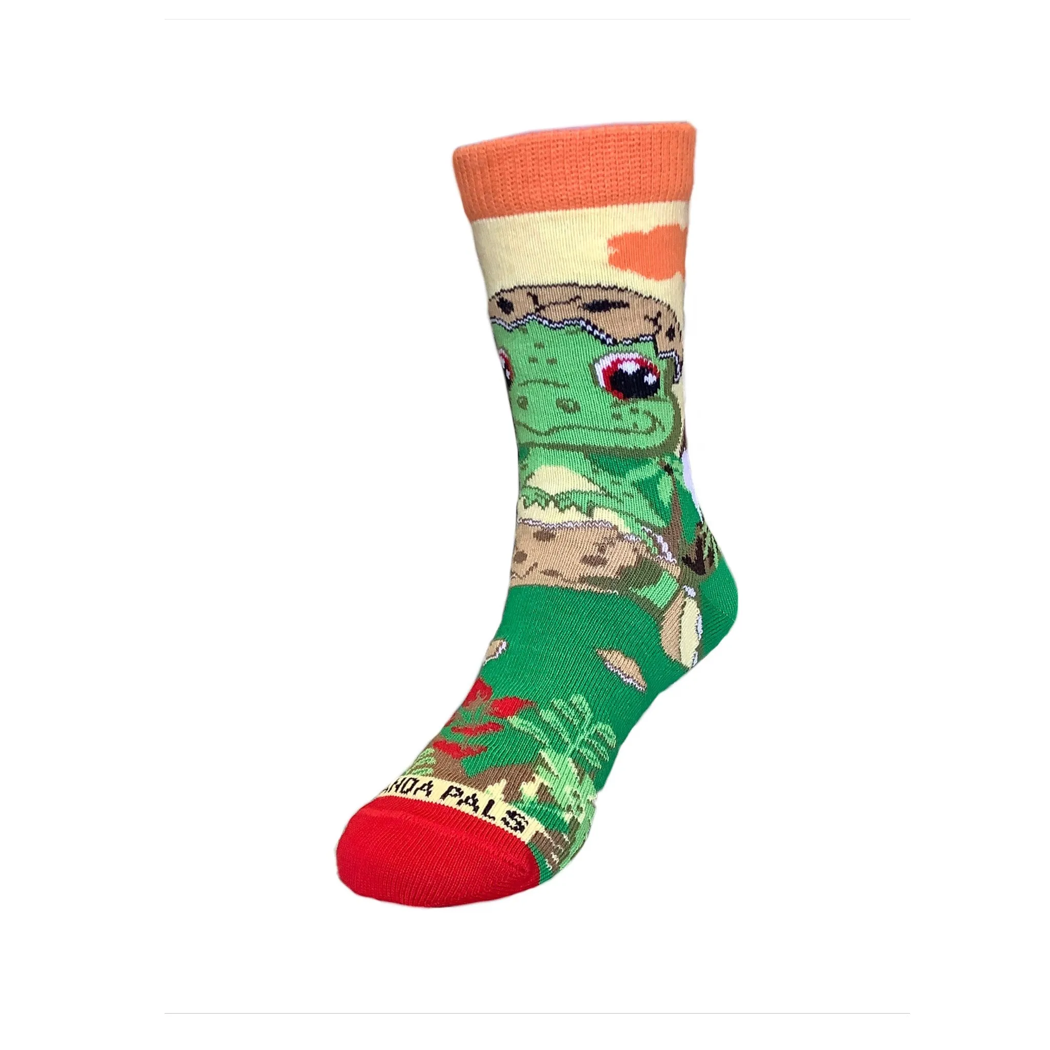 Egg Shell Baby Dinosaur Socks (Ages 3-7) from the Sock Panda