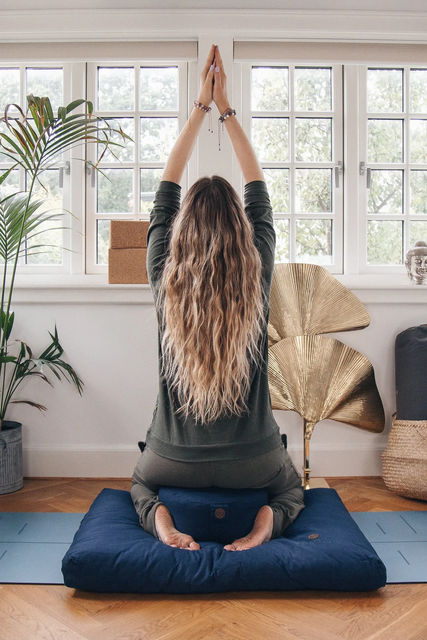 GOYOGI Signature Yoga Mat - Blå - Allround Naturgummi yogamåtte