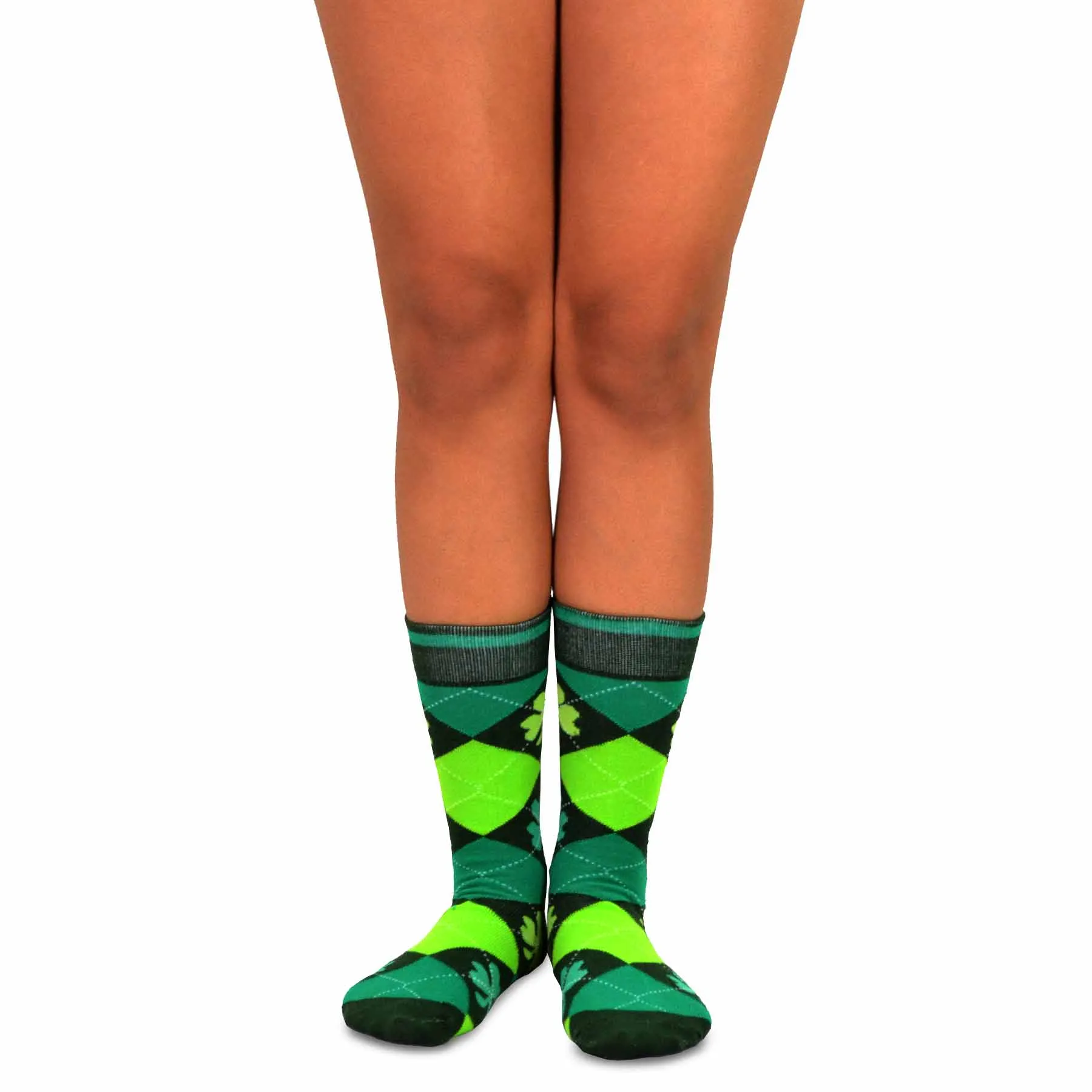 TeeHee Socks Men's St. Patrick's Day Cotton Crew Pinch Me 4-Pack (50586)